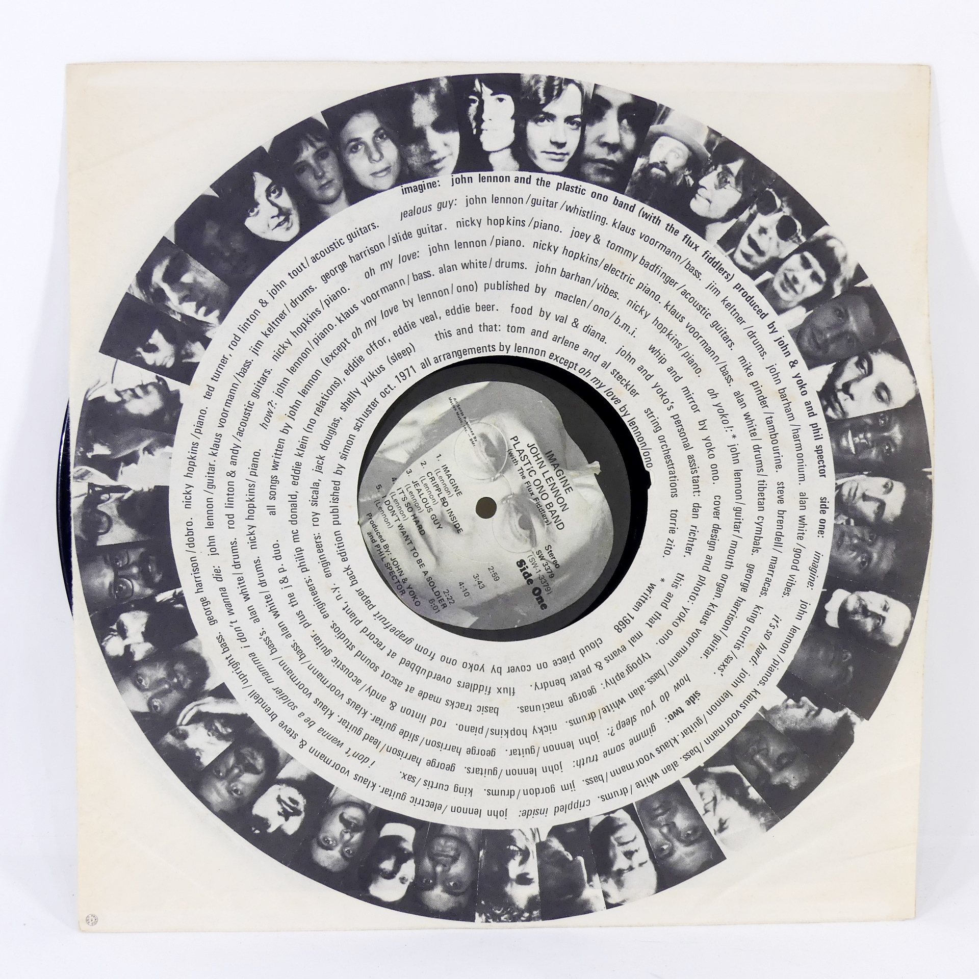 Voir photo 2 de Vinyle - John Lennon - Imagine - 1971 Vinyle - John Lennon - Imagine - 1971 État correct - Vue 2 -